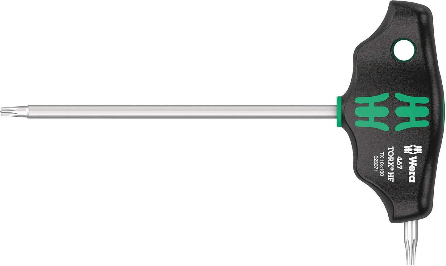 T-Griff-Schraubendreher T10x100mm Haltefunktion und Seitenabtrieb Wera WE0WE05023371001