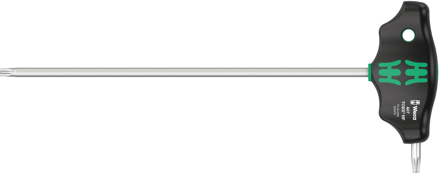 T-Griff-Schraubendreher T25x200mm Haltefunktion und Seitenabtrieb Wera WE0WE05023376001