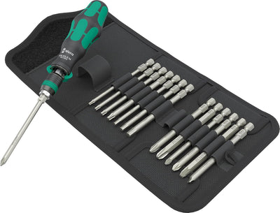 Bit-Satz Kraftform Kompakt Ratsche 15-teilig Wera WE0WE05051061001