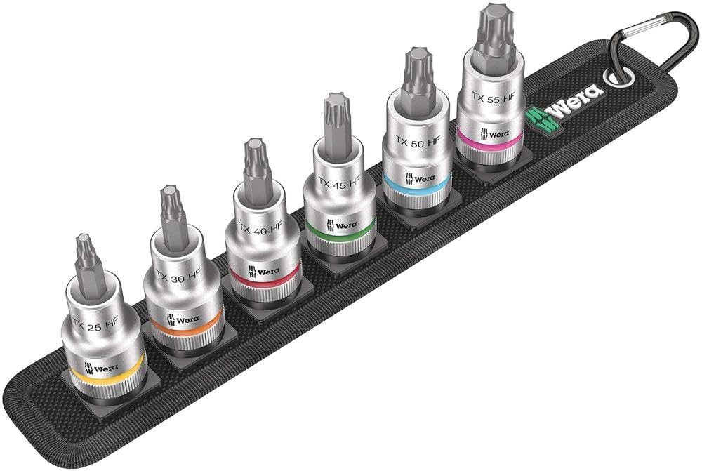 Steckschlüssel- und Bit-Set Wera WE05003997001; Torx; 1/2 Zoll; 6 Stück