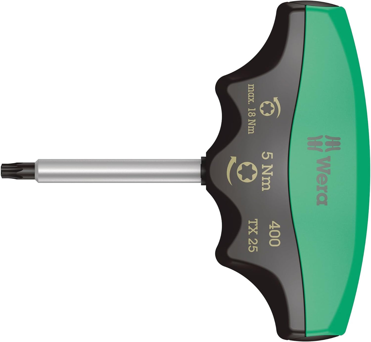 Drehmomentindikator mit T-Griff T25x60mm 5Nm Wera WE0WE05005091001