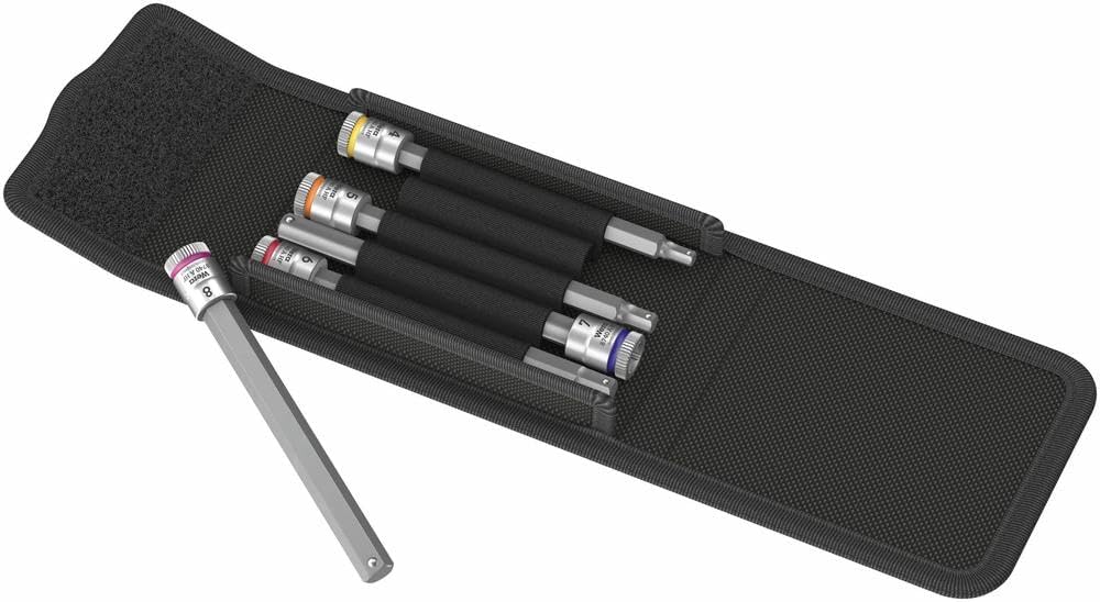 Schraubendrehereinsatz- Satz 1/4" Innensechskant mit Haltefunktion 4-8x100mm 5-teilig Wera WE0WE05003345001