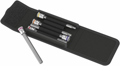Schraubendrehereinsatz- Satz 1/4" Innensechskant mit Haltefunktion 4-8x100mm 5-teilig Wera WE0WE05003345001