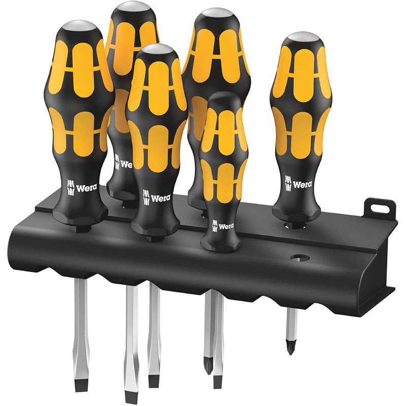 Schraubendreher-Set Wera WE05018287001; PZ; SL; 6 Stück