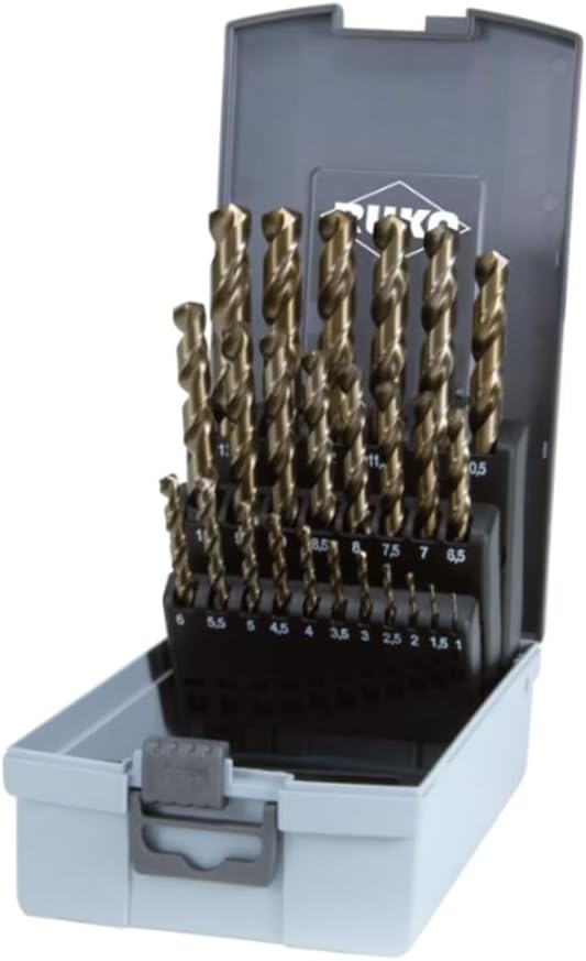 Metallbohrer-Set Ruko 215215RO; HSS-Co 5; DIN 338; 1–13 mm; 25 Stück