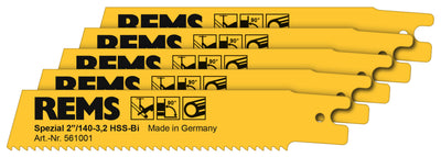 Sägeblatt für Rohrsäge Rems 561001R05; HSS-Bi; 2 Zoll; 140 mm; 5 Stück