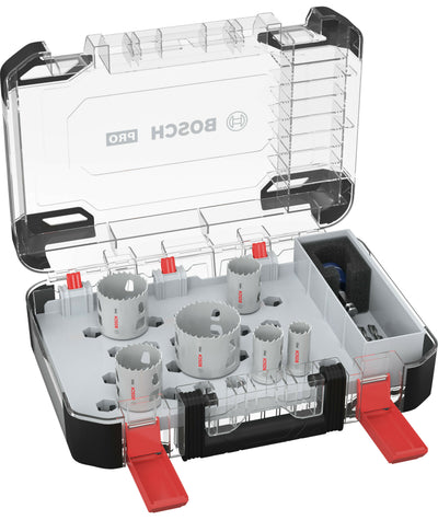 Lochsägen-Set Bosch PRO Multi Material PC Plus; 22–64 mm; 9 Stück