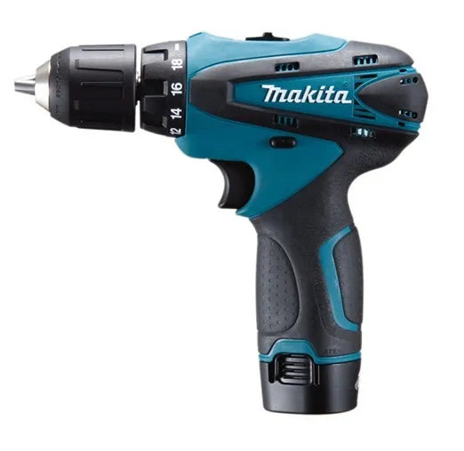 Bohrschrauber Makita DF330DWE; 10,8 V; 2x1,3 Ah Akku.