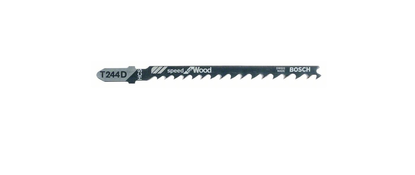 Stichsägeblatt T 244 D Bosch VE à 5 Stück Speed for Wood 2608630058