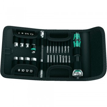 Steckschlüssel-Satz 1/4" Kraftform Kompakt Zyklop Speed in Textil-Box Wera WE0WE05051045001