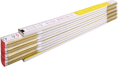 Gliedermaßstab Buche 2mx16mm weiß-gelb Typ 617 Stabila 4005069011284_EANFIX