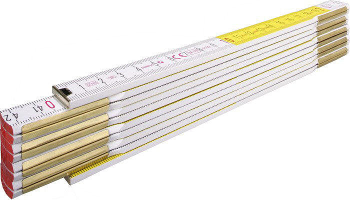 Gliedermaßstab Buche 3mx16mm weiß-gelb Typ 617/11 Stabila 4005069012311_EANFIX