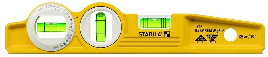 Stabila 81SV REM W360 Wasserwaage; 25 cm