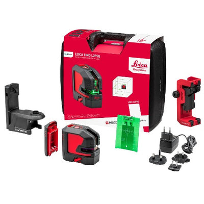 Kreuzlinienlaser-Nivelliergerät Leica Lino L2P5G; grün